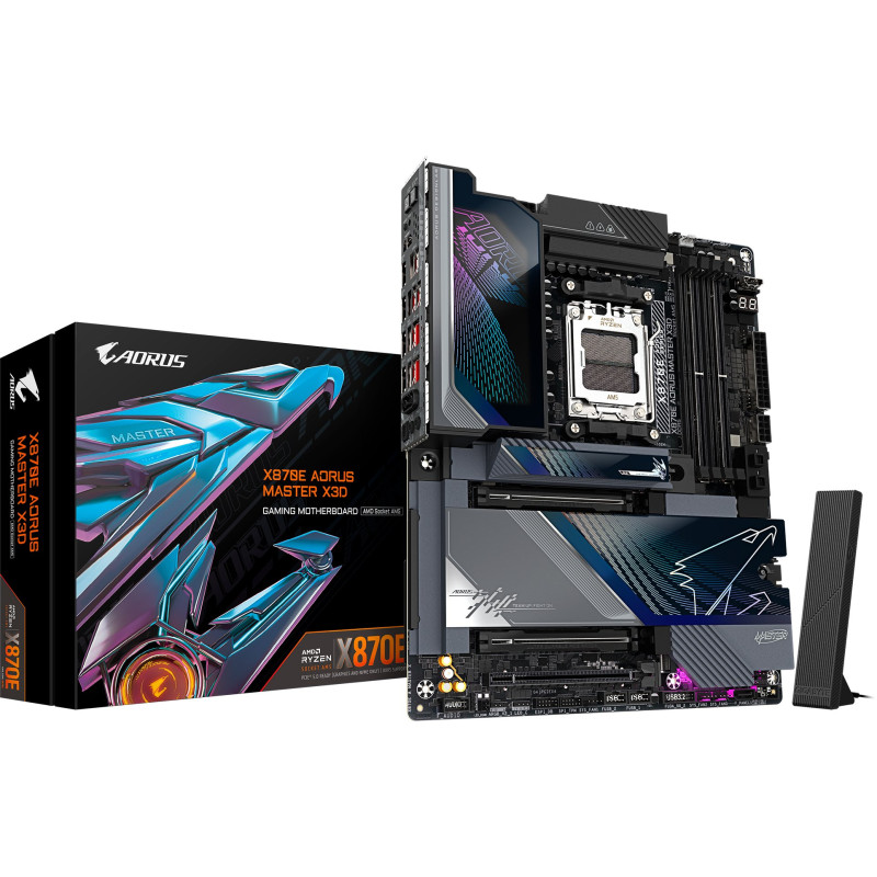 Материнська плата GIGABYTE X870E AORUS MASTER X3D