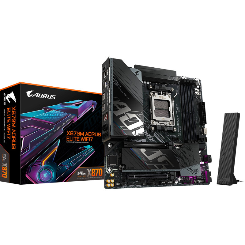 Материнська плата GIGABYTE X870M AORUS ELITE WIFI7