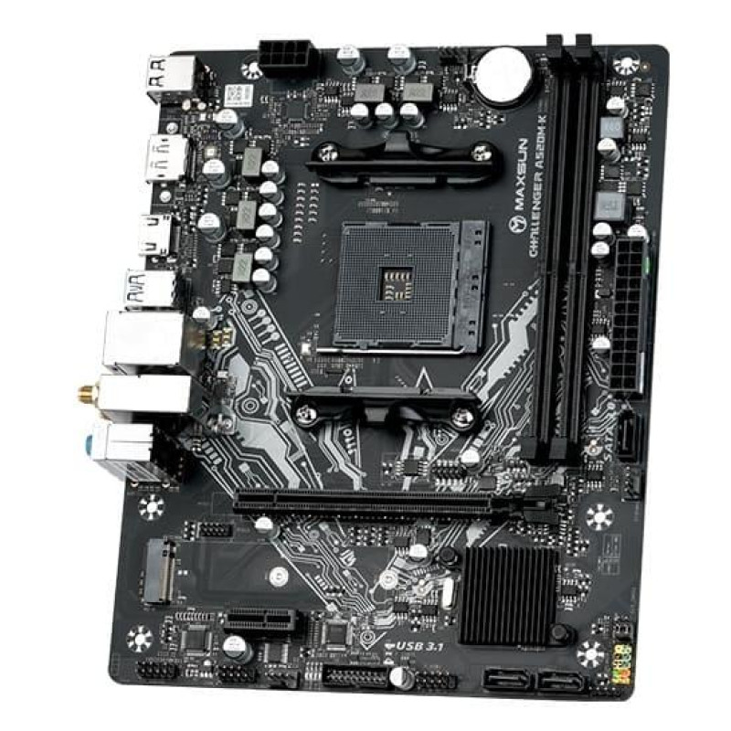 Материнська плата Maxsun Challenger A520M-K WIFI (MS-CHALLENGER A520M-K WIFI)