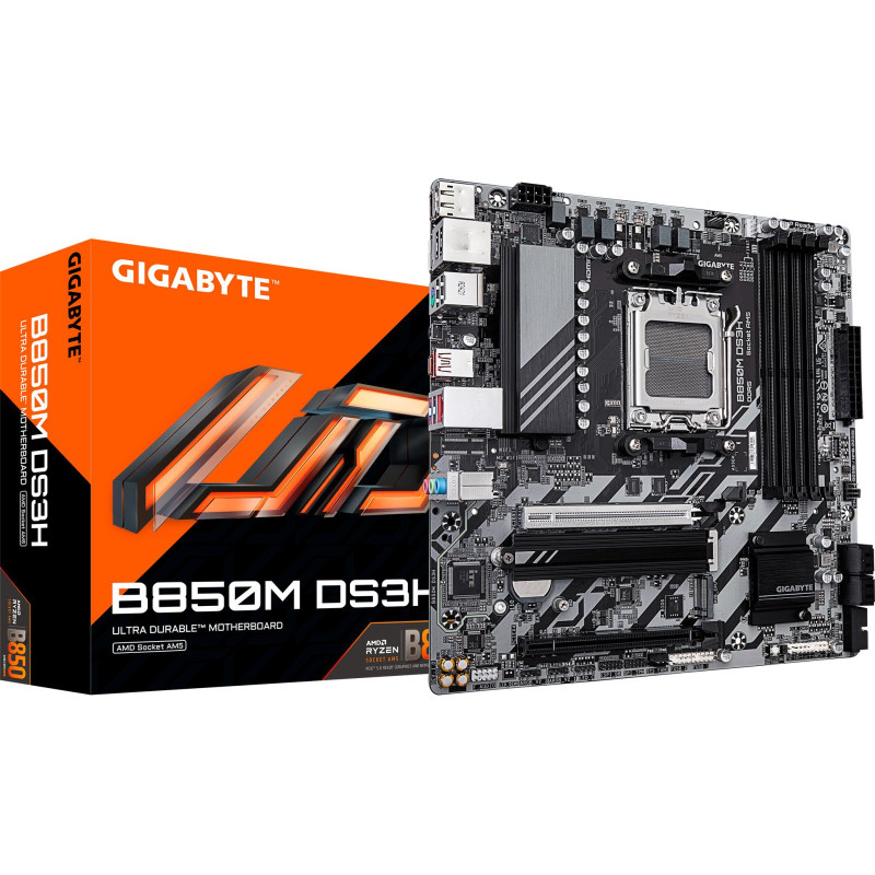 Gigabyte B850M DS3H Матеріал