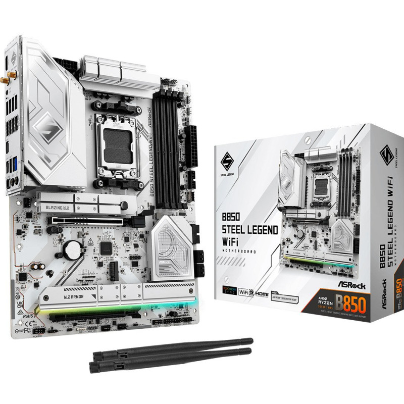 Материнська плата ASRock B850 Steel Legend WiFi