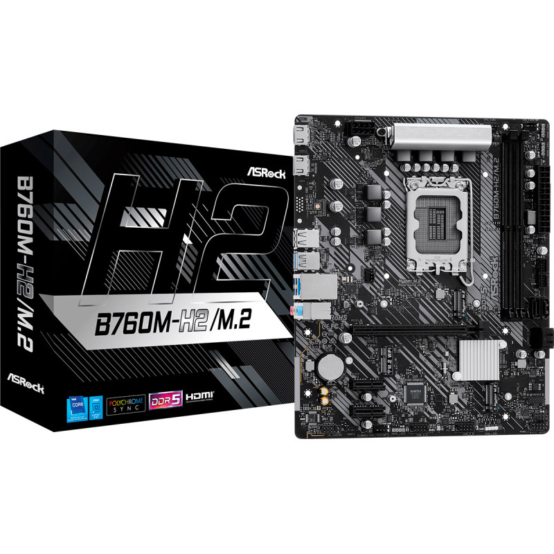 Материнська плата ASRock B760M-H2/M.2