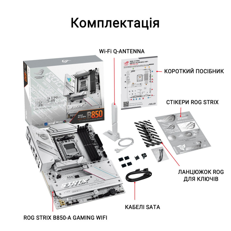 Asus Rog Strix B850-A Gaming Wi-Fi Maternal.