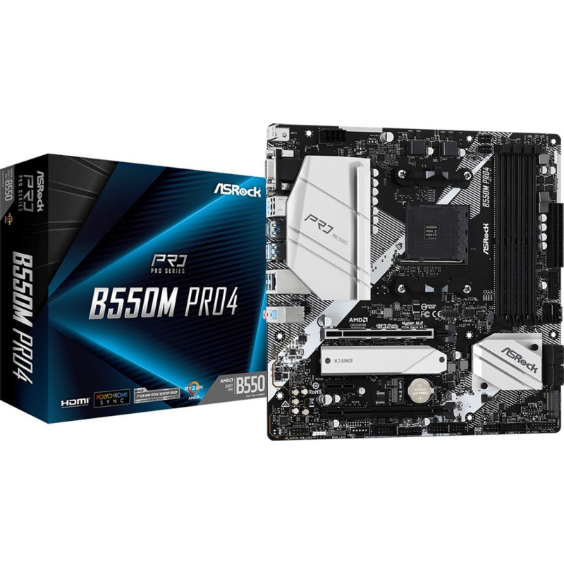 Материнська плата ASRock B550M PRO4