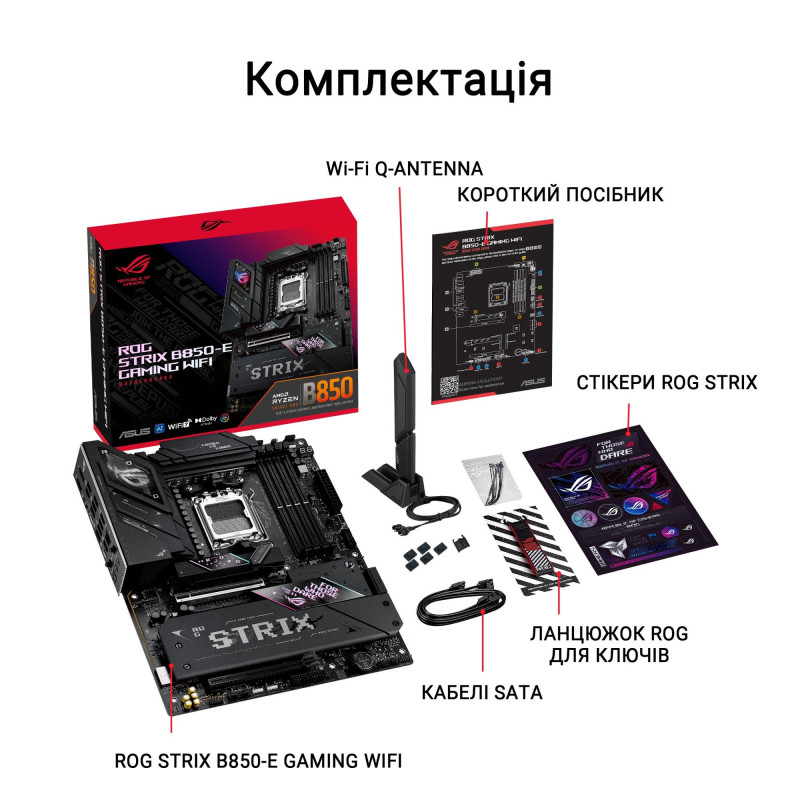 Asus Rog Strix B850 Ігровий Wi -Fi Maternal.