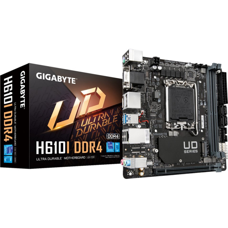 Материнська плата GIGABYTE H610I DDR4