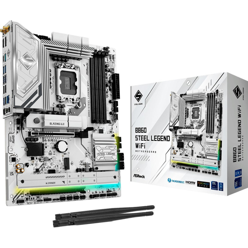 Материнська плата ASRock B860 Steel Legend WiFi