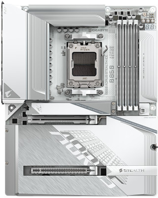 Материнська плата GIGABYTE B850 AORUS STEALTH ICE