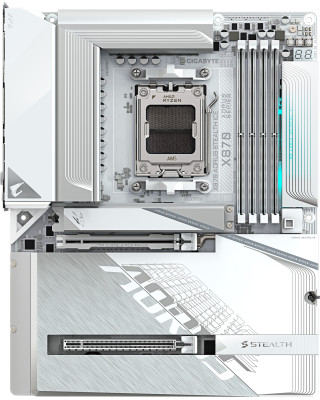 Материнська плата GIGABYTE X870 AORUS STEALTH ICE