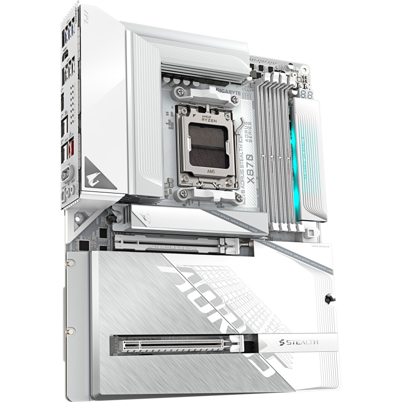 Материнська плата GIGABYTE X870 AORUS STEALTH ICE