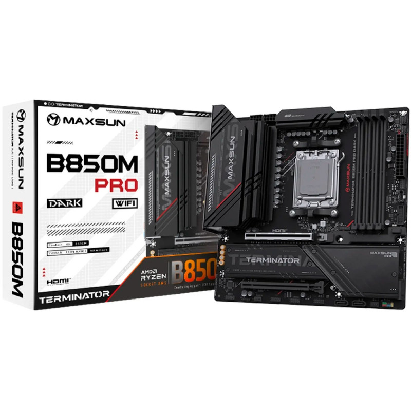 Материнська плата Maxsun MS-Terminator B850M PRO DARK WIFI