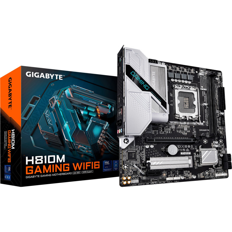 Mатеринська плата GIGABYTE H810M GAMING WIFI6