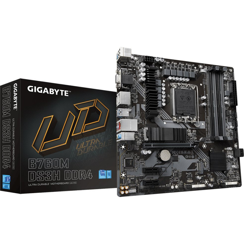 Материнська плата GIGABYTE B760M DS3H DDR4