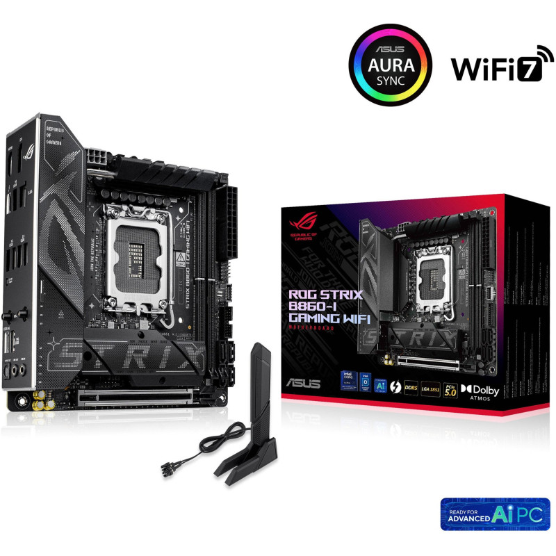 Asus Rog Strix B860-i Gaming Wi-Fi Maternal.