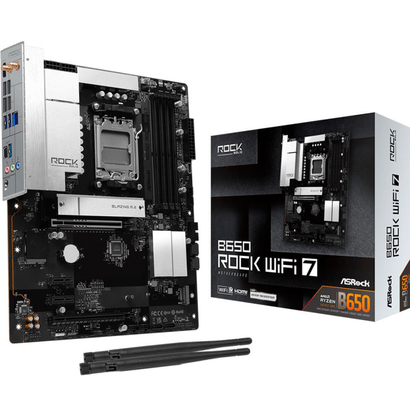 Материнська плата Asrock B650 Rock WIFI 7