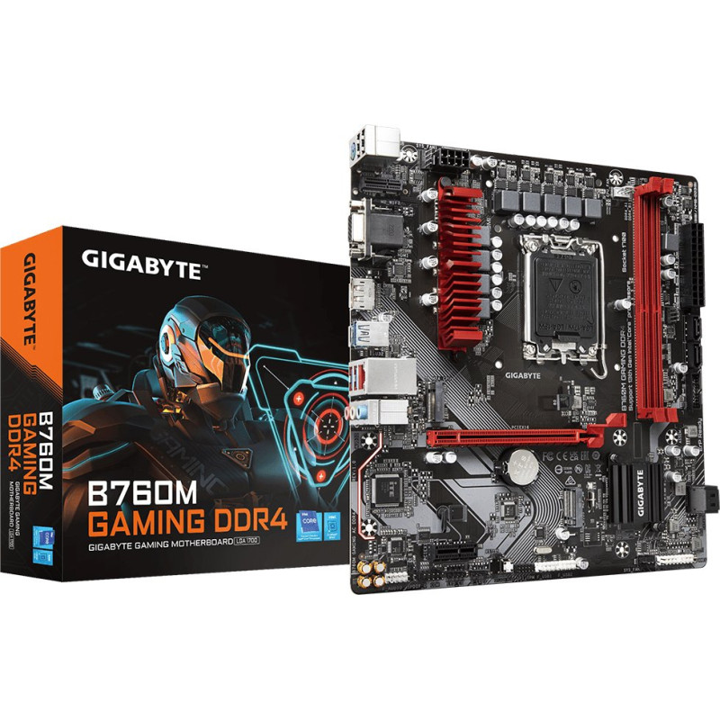 Материнська плата Gigabyte B760M Gaming DDR4
