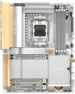 Mатеринська плата GIGABYTE X870E AERO X3D WOOD