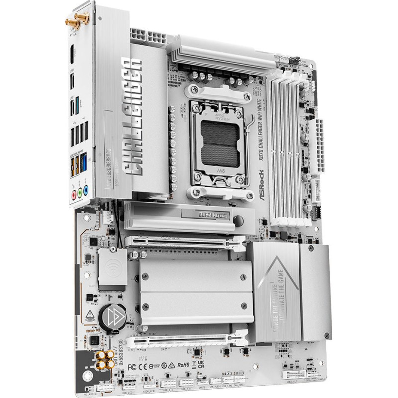 Материнська плата Asrock X870 Challenger WIFI White