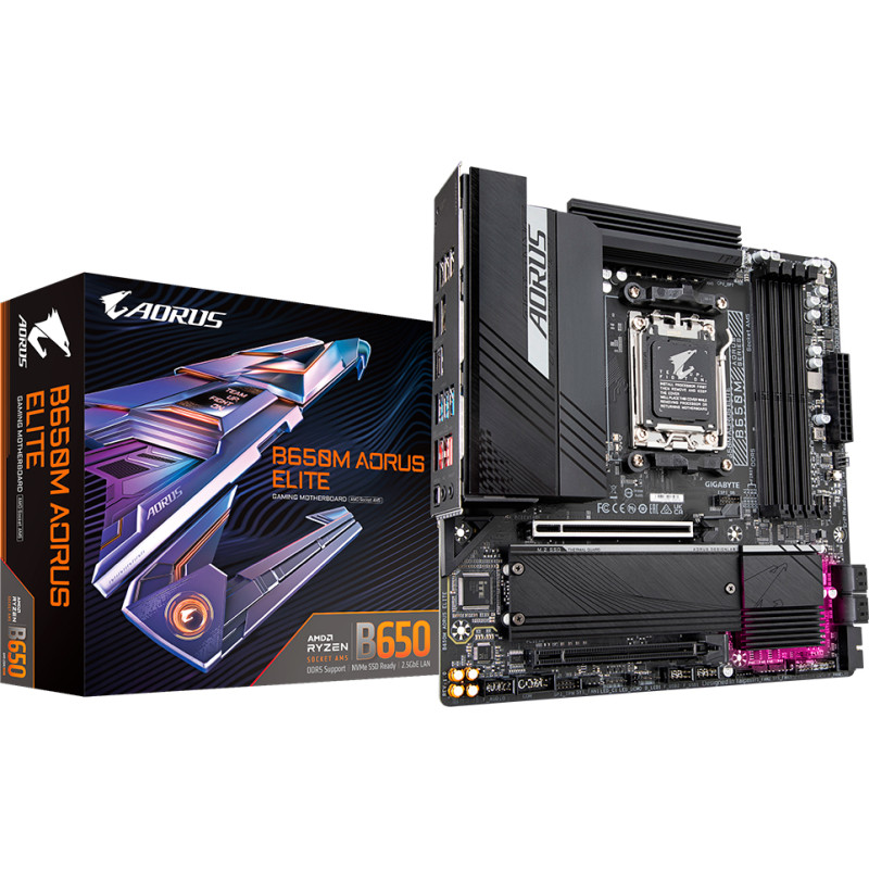 Материнська плата GIGABYTE B650M AORUS ELITE