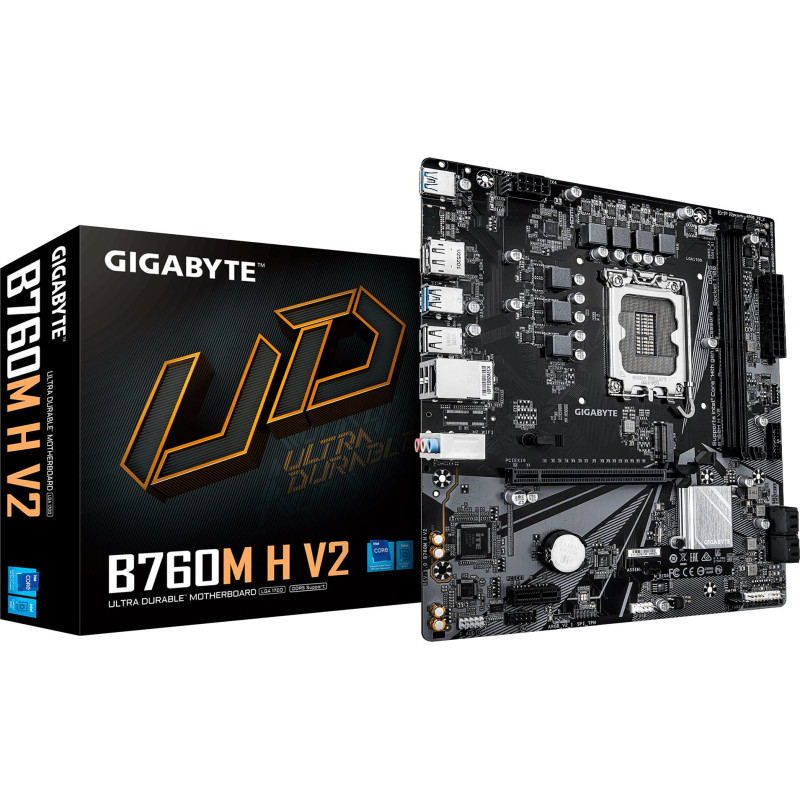 Материнська плата GIGABYTE B760M H V2