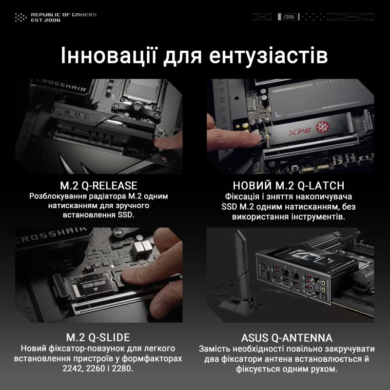 Материнська плата ASUS ROG CROSSHAIR X870E EXTREME