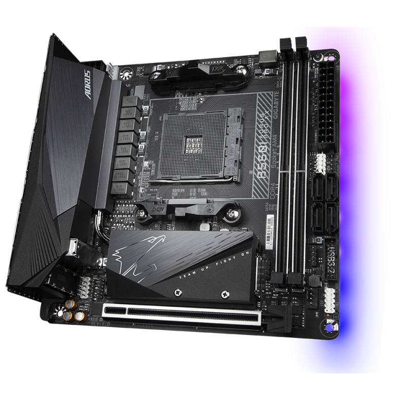 Материнська плата Gigabyte B550I AORUS PRO AX