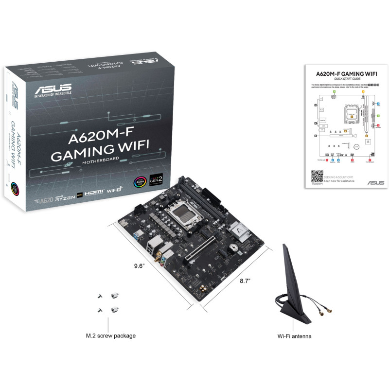 Материнcька плата ASUS A620M-F GAMING WIFI