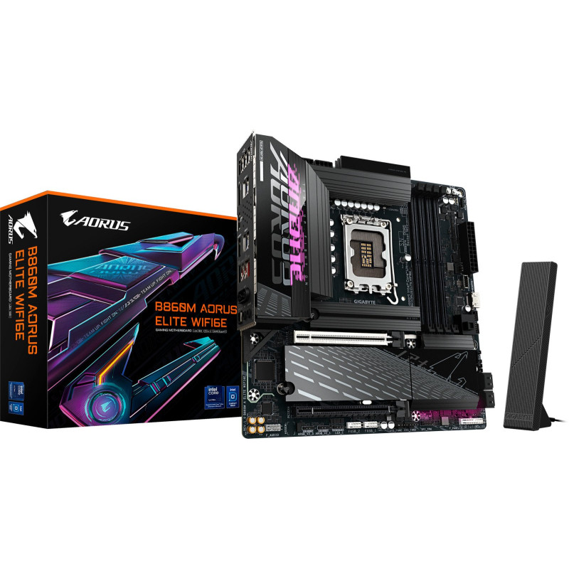 Материнська плата GIGABYTE B860M AORUS ELITE WIFI6E