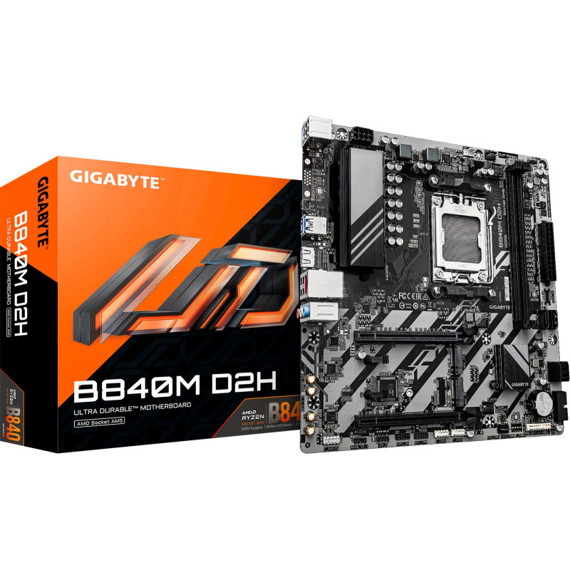 Материнська плата Gigabyte B840M D2H