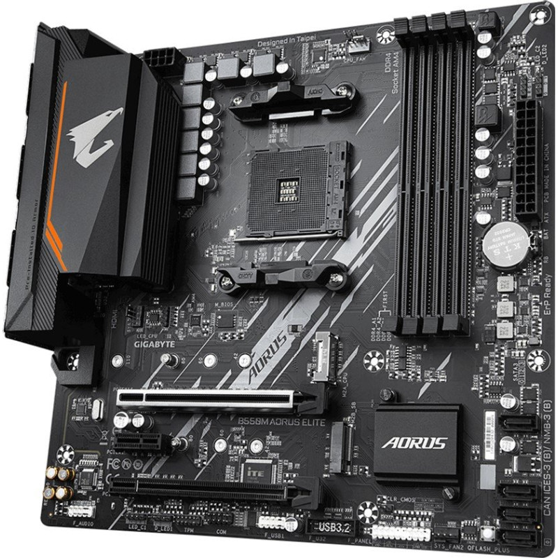 Материнська плата Gigabyte B550M AORUS ELITE