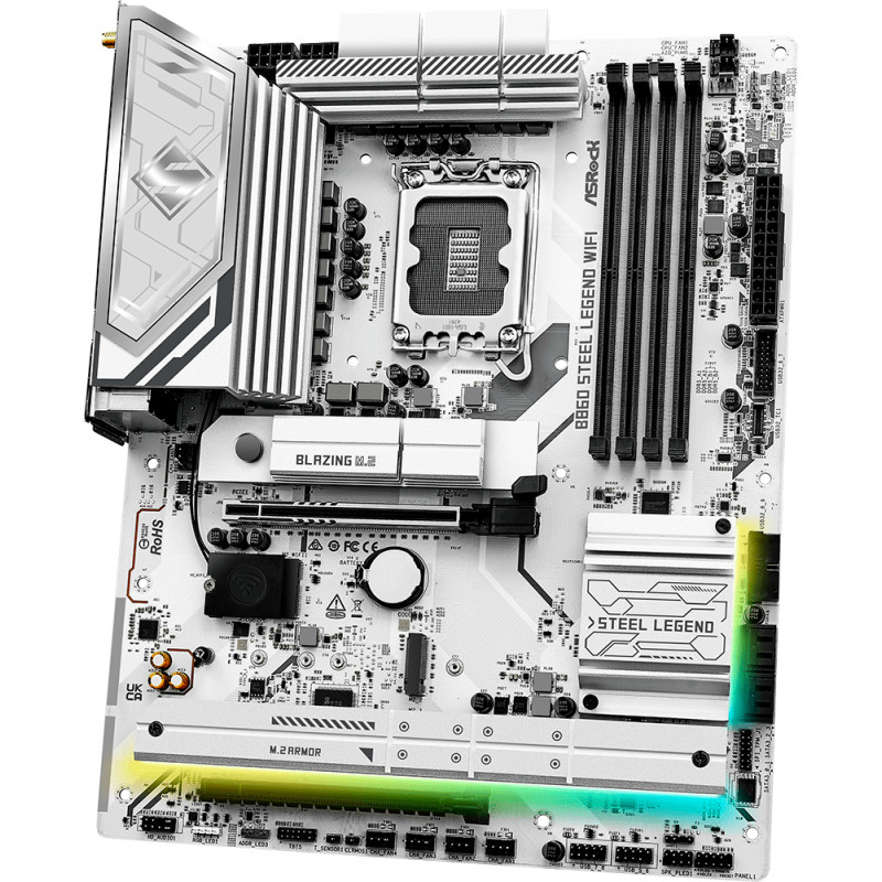 Asrock B860 Сталева легенда Wi -Maternal