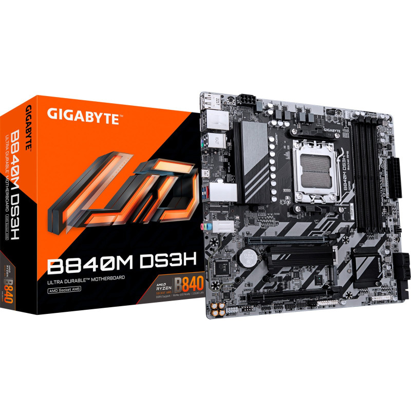 Материнська плата GIGABYTE B840M DS3H