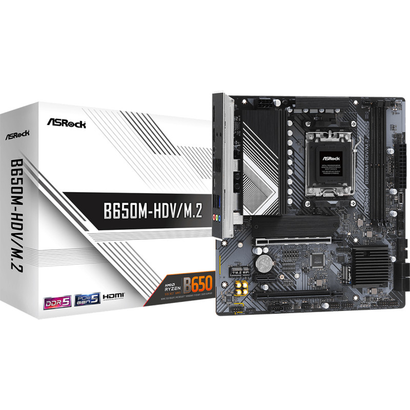 Материнська плата ASRock B650M-HDV/M.2
