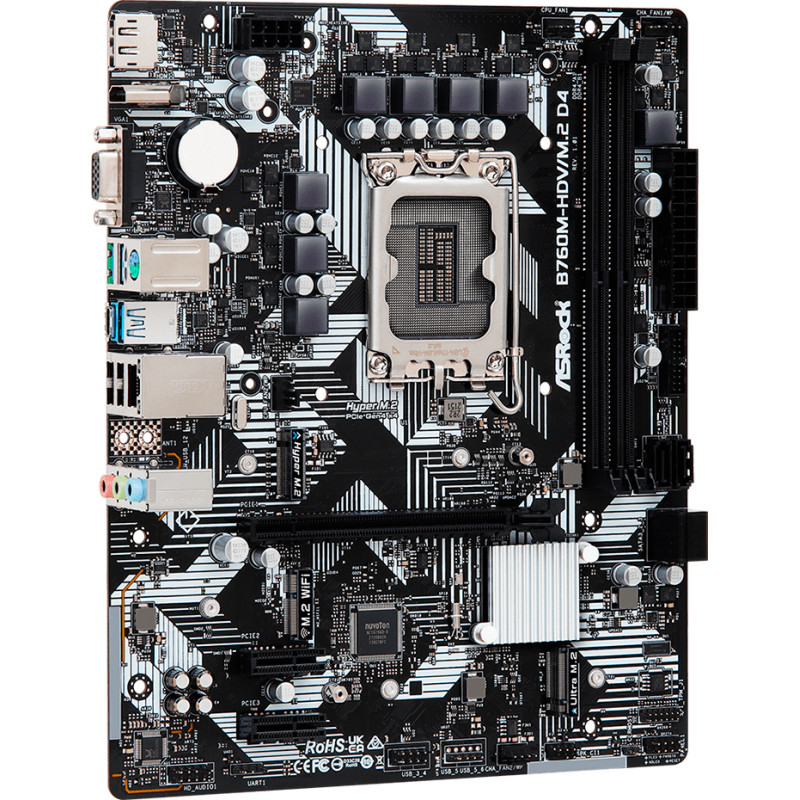 Материнська плата ASRock B760M-HDV/M.2 D4