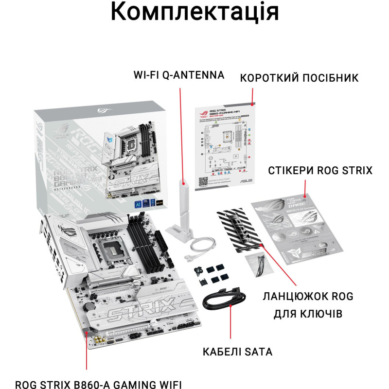 Asus Rog Strix B860-A Gaming Wi-Fi Maternal.