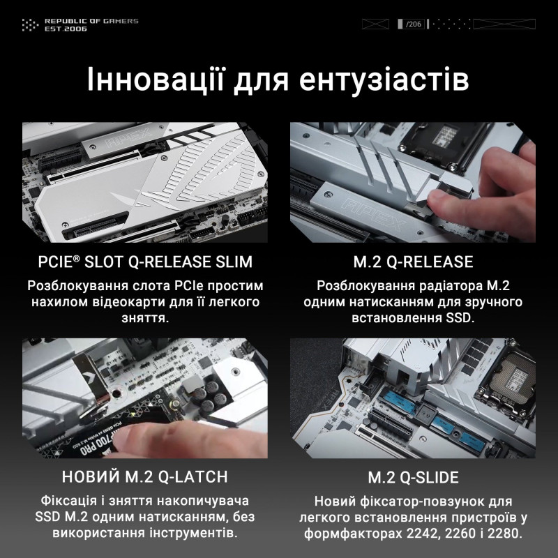 Материнська плата ASUS ROG MAXIMUS Z890 APEX