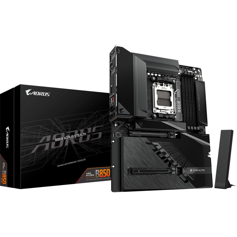 Материнська плата GIGABYTE B850 AORUS STEALTH