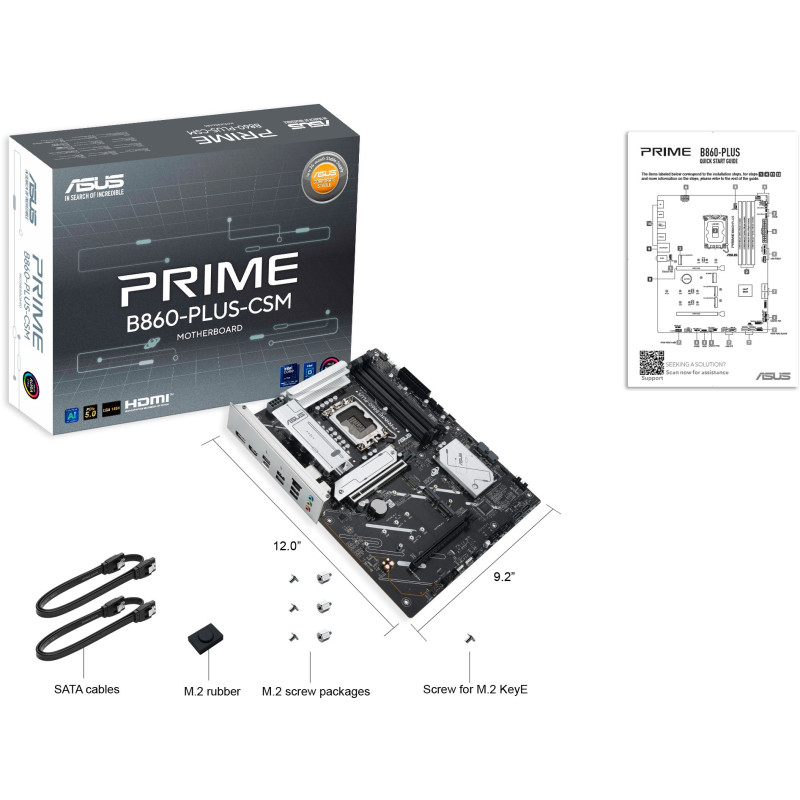 Материнська плата ASUS PRIME B860-PLUS-CSM
