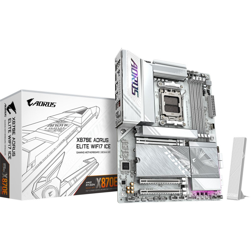 Материнська плата GIGABYTE X870E AORUS ELITE WIFI7 ICE