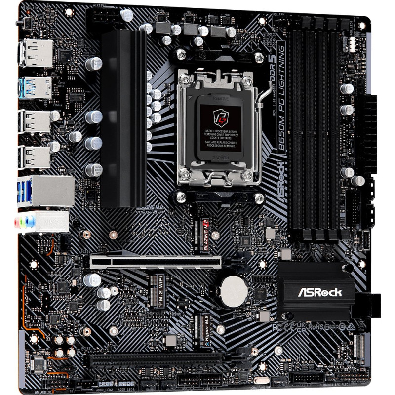 Материнська плата ASRock B650M PG Lightning
