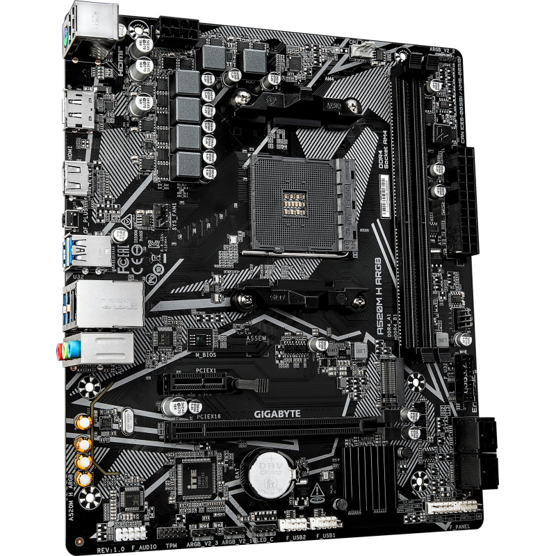 Материнська плата GIGABYTE A520M H ARGB