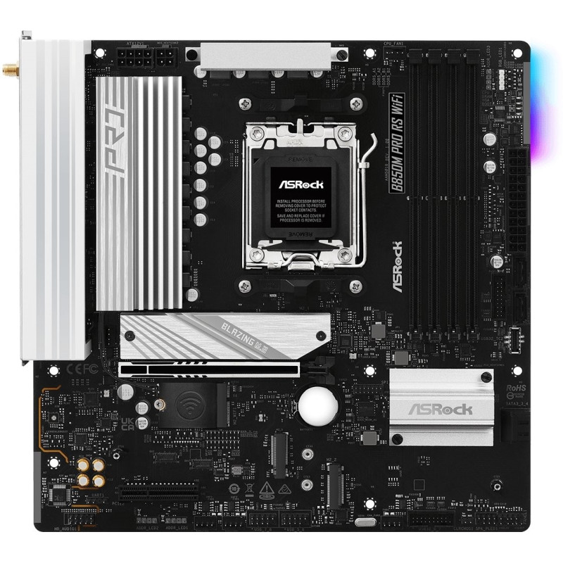Mатеринська плата ASROCK B850M PRO RS WIFI