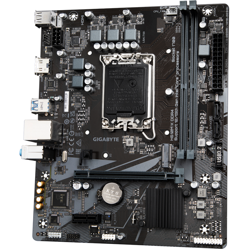 Материнська плата GIGABYTE H610M K DDR4