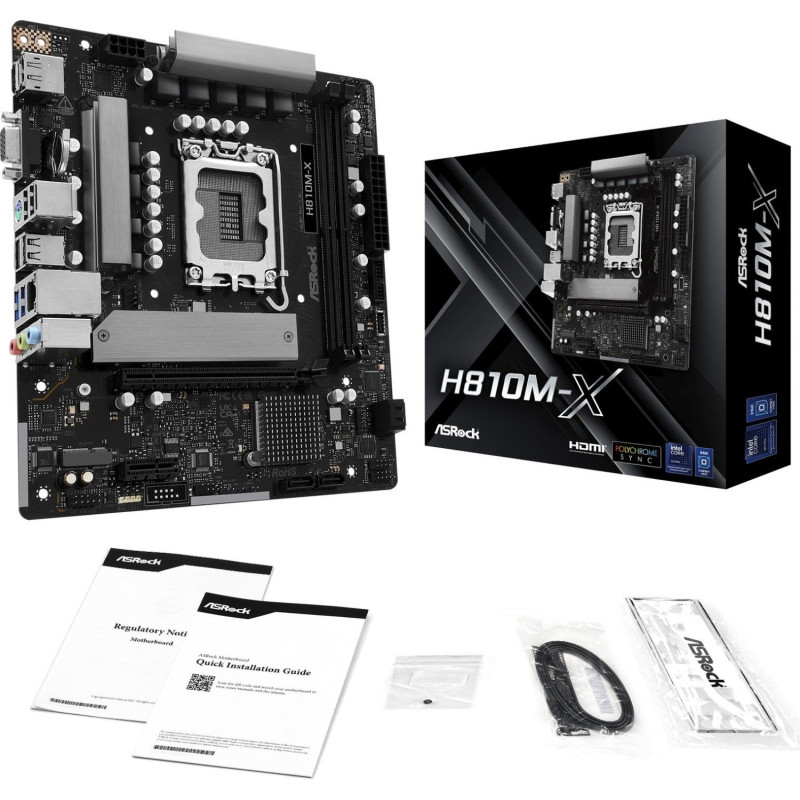 Материнська плата AsRock H810M-X