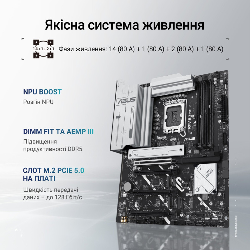 Материнська плата ASUS PRIME Z890-P