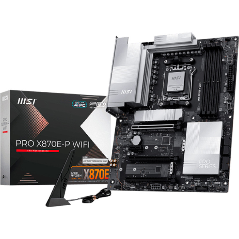 Материнська плата MSI Pro X870E-P WiFi Socket AM5