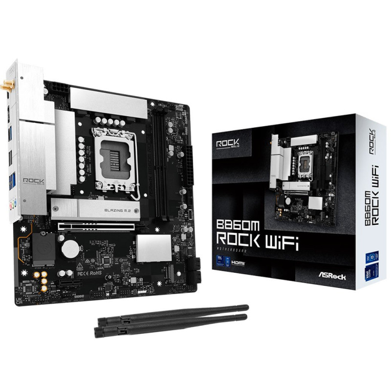 Mатеринська плата ASROCK B860M ROCK WIFI