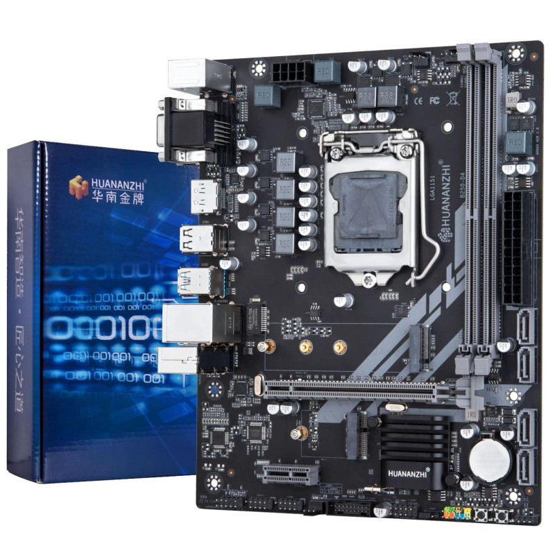 Материнська плата HUANANZHI B250-D4