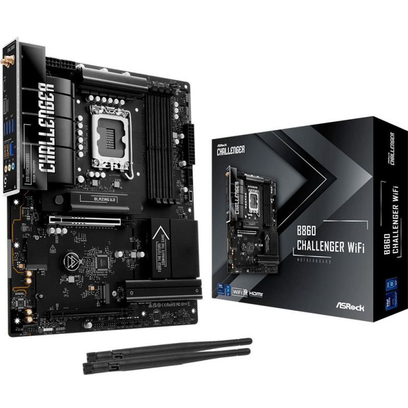 Mатеринська плата ASROCK B860 CHALLENGER WIFI