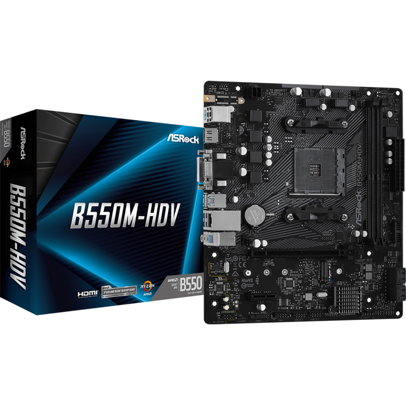 Материнська плата ASRock B550M-HDV